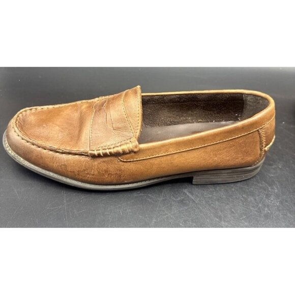 Cole Haan Mens Brown Leather Penny Loafer Slip On Shoe C24506 India Sz 10M - Picture 4 of 13